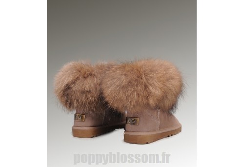 Limite pic Ugg-193 Mini Fox Fur Boots de sable?